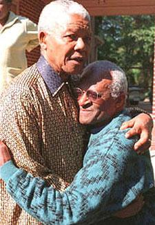 Desmond Tutu e Nelson Mandela